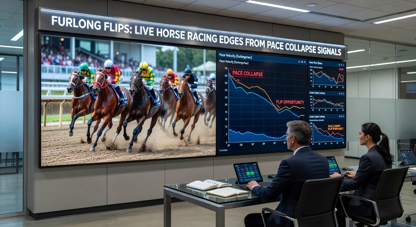 Close-up of jockey urging horse forward in the stretch as early leader tires, illustrating a classic pace collapse moment