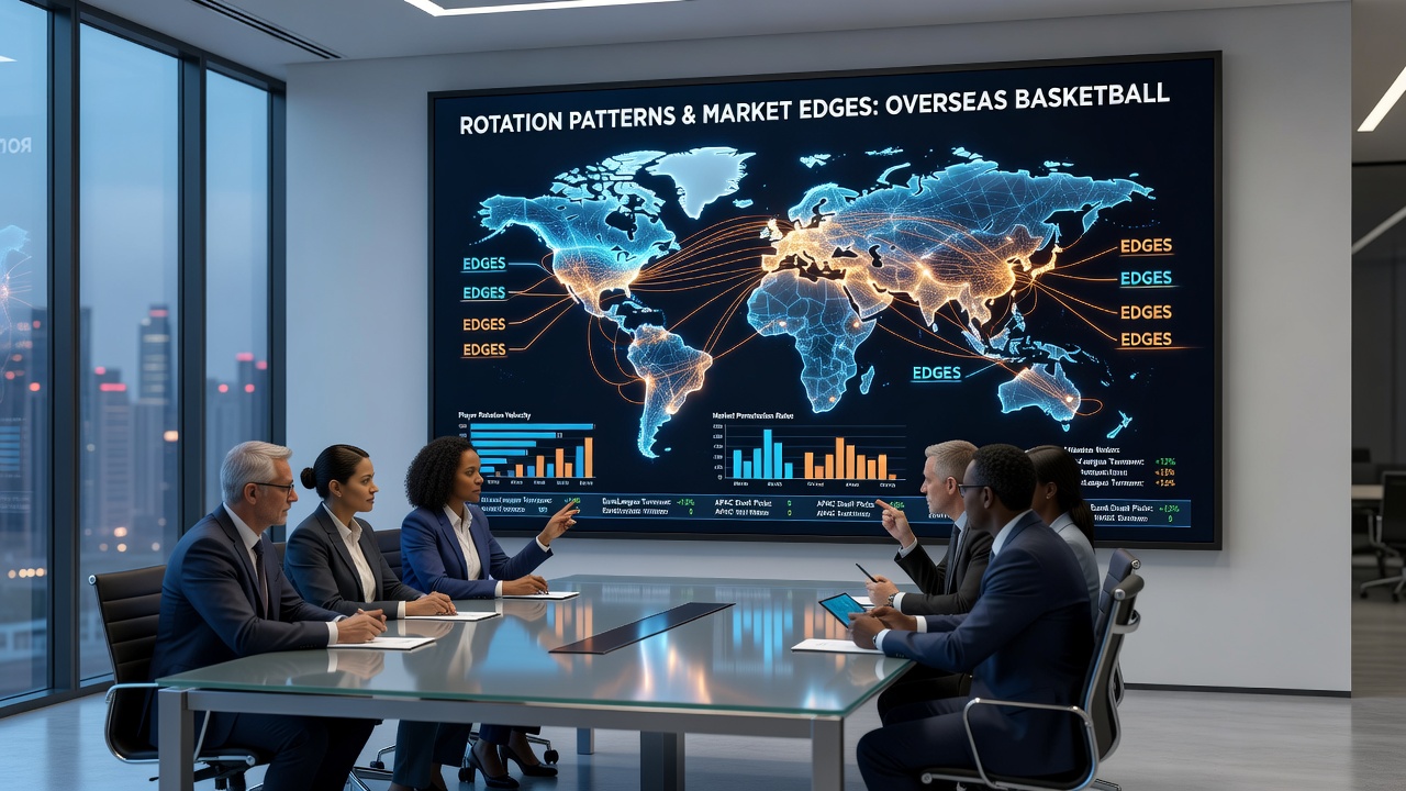 Detailed chart showing rotation impact on betting odds in international basketball