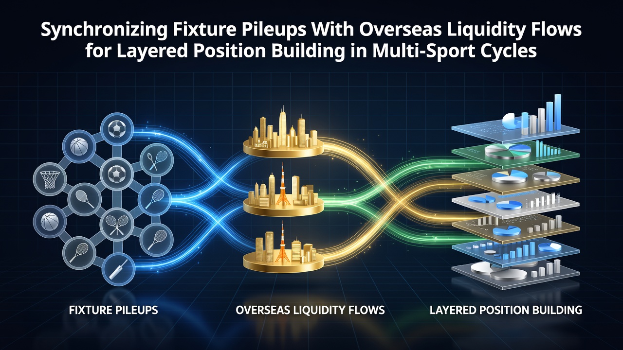 Chart showing overlapping sports fixtures and liquidity flow patterns across global markets